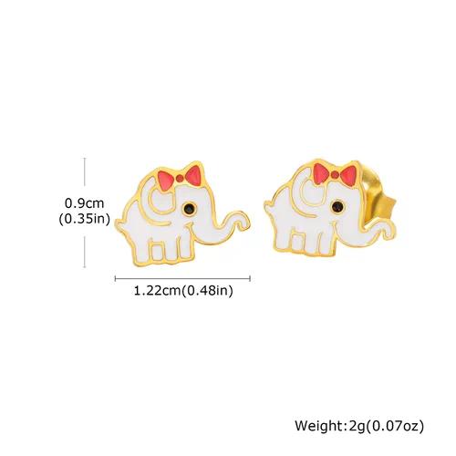 Ellie Bow Studs